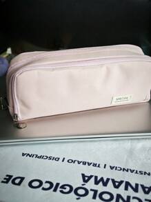 1 件大容量铅笔袋，3 隔层袋笔袋，适合学校青少年女孩男孩男士女士返校，返校，学校用品 - 彩色 - 查看 9