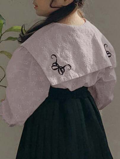 DAZY 年轻女孩简约彩色长袖时尚休闲衬衫，适合夏季