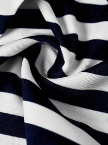 Modmama 2pcs/Set Maternity Casual Loose Nursing Short Sleeve T-Shirt Summer - Blue - View 15