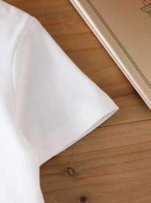 GraphicGems Young Boy "I'M NOT SPOILED I JUST HAVE THE BEST MOMMY IN THE WORLD" Round Neck Short Sleeve T-Shirt, Valentine's Day Tee Summer Holiday