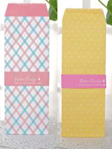 SHEIN 25 Pcs Colored Envelopes 10 Unique Design Cute Coin Invitation Gift Card Postcard Colorful Envelopes , Polka Dot - Multicolor - View 5