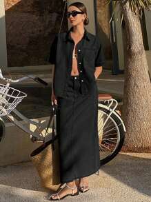 DAZY Completo in due pezzi di jeans per donne