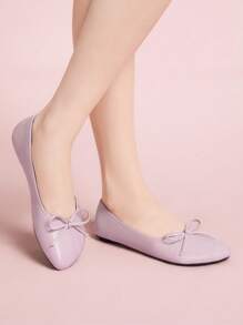 CUCCOO DOLLMOD Mocasines planos con forma de dedo del pie para mujeres, simples y prácticos de uso múltiple - Púrpura malva - Ver 4