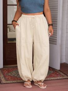 Breezaya Jeans vaqueros sueltos y holgados de talla grande para mujer