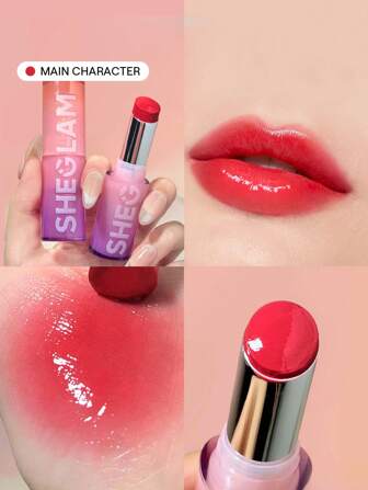 Mirror Kiss High-Shine Lipstick-Main Character 12 Colori High Gloss Shine Glitter Lipstick Idratante Riduce Le Linee Sottili Delle Labbra Balsamo Per Labbra Trucco Per Labbra Laurea Compleanno Vacanza Estate Autunno Y2K Elegante Moda Donne Trucco Cosmetico Festa Spiaggia Viaggio Campeggio All'Aperto Scuola Campus Gita Festival Decorazione Regalo Presente Rosa Ragazza Cosplay Migliore Colore Fascino Atmosfera