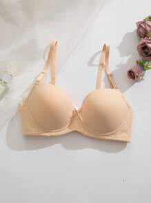 SHEIN 5 件装多色钢圈塑形文胸，可调节肩带，女士内衣 - 彩色 - 查看 5