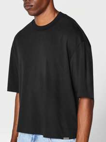 SUMWON Crop Fit Short Sleeve Essential Tee