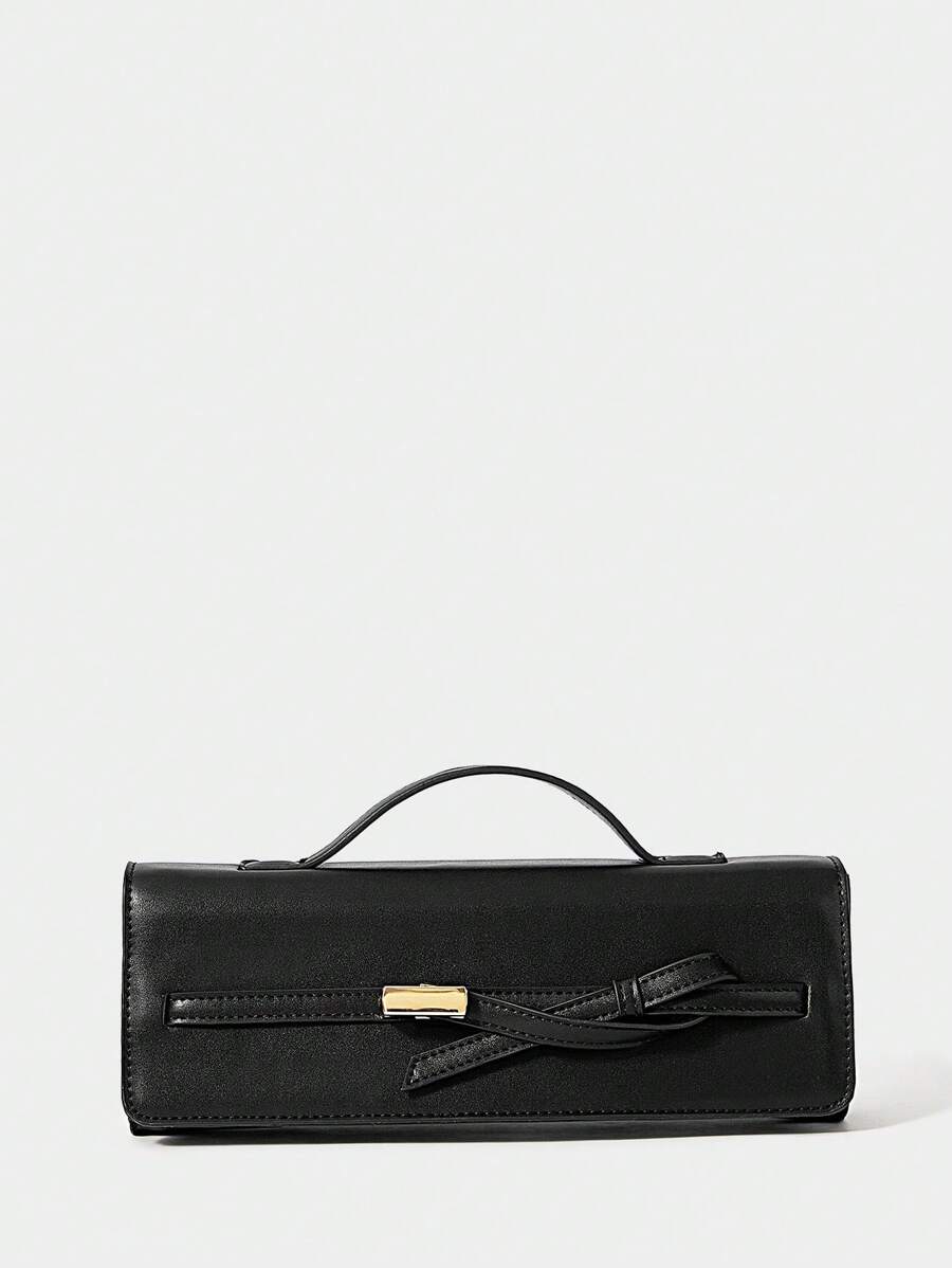 SHECARRY Women Fashion Versatile Handbag, Suitable For Daily Use - Black - View 1