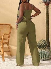 Slaydiva White Summer New Music Festival Easter Graduation Wedding Season Student Wear Nashville Birthday Graduation Student Daily Outing Casual Basics Vacation Cruise Travel Beach Sunbathing Minimalist Vintage Strap Textured Fabric Women Jumpsuit