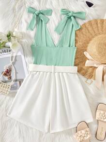 Conjunto de 2 piezas para mujer para uso diario - Verde - Ver 2