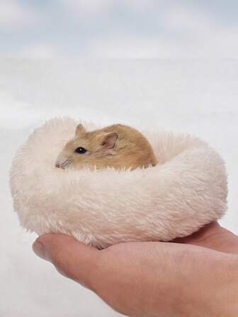 1 stuk winter zacht, warm en comfortabel nestbed voor hamsters en kleine huisdieren