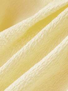 SHEIN MOD 黄色露背泡泡下摆女式上衣，带超大蝴蝶结，约会上衣，度假上衣，野餐上衣，早午餐上衣，派对装，Y2K，抹胸，女士俱乐部装，露肩上衣，女士婚礼宾客装，可爱上衣，女士短款上衣，度假女士，波西米亚风女士，乡村音乐会，狂欢节，女士早午餐，海滩度假，欧洲夏季，可爱夏季上衣