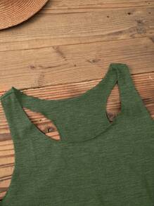 SHEIN LUNE 女士休闲纯色百搭吊带背心，适合夏季