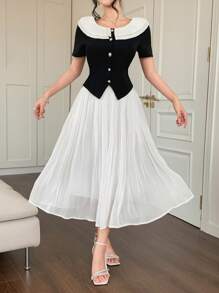 DAZY Women Two Pieces Outfits For Daily Wear - Black - View 7