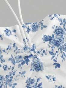 SHEIN EZwear 休闲简约修身女式背心，适合夏季 - 黑色 - 查看 5