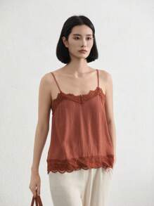 EMERY ROSE قمصان صيفية للنساء أطقم صيفية للنساء أطقم عطلة، أطقم خروج للنساء قمصان صيفية جميلة للنساء ، أطقم شاطئ صيفية أوروبية للنساء - بني - مشاهدة 4