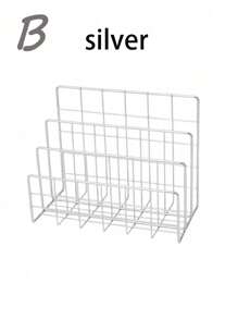 SHEIN Prateleira de armazenamento multicamadas para cartas e livros, decoração minimalista para a volta às aulas