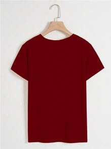 INAWLY Camiseta casual de mujer con cuello redondo y manga corta con estampado floral