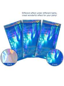 3 Pcs Iridescent Ocean Waves Tablecloths, 54 X 108 Inch Disposable Plastic Ocean Blue Table Cloth Rectangle Table Covers For Under The Sea Beach Surf Ocean Pool Party Birthday Party Decorations, Valentine Day