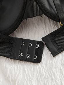 DesireSculpt Bộ 3 áo ngực nâng ngực tối giản thường ngày dành cho nữ - màu đen - Xem 5