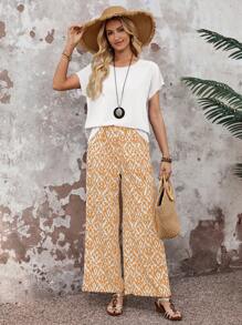 EMERY ROSE Women Two Pieces Outfits For Daily Wear - Yellow - View 5