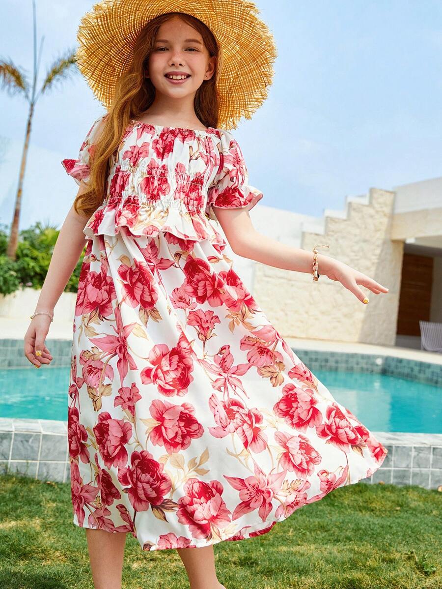 Tween Girls Summer Dresses Flower Dress | SHEIN USA