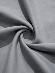 Manfinity Homme Men's Deer Letter Printed T-Shirt And Pants 2 Pieces Set, Casual Men Outfit, Outfit For Men, Men Casual Outfits - Multicolor - View 8