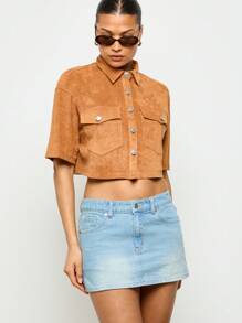 AiiRZ Mini-Denim Rock in ausgewaschener Optik