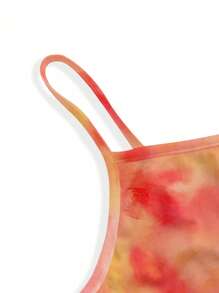 myriadwaveart Women's Floral Pattern Fitted Camisole Top, Suitable For Vacation In Summer - Multicolor - View 3
