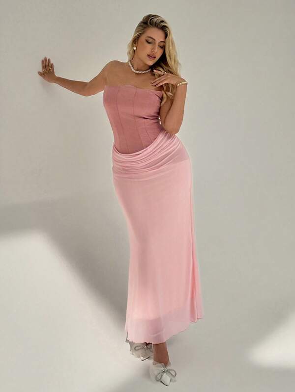 Auralis Plus Size Summer Outfits For Women Fairycore Classy Outfits For Women Coquette Coachella Outfits Tea Party Dress Y2k Clothes Women Vacation Outfits Women Off-Shoulder Pink Mesh Tube Dress,Summer Dresses For Women,Graduation Dress,Wedding Guest Dress Women,Dresses For Women Elegant,Birthday Dresses For Women,Birthday Outfit Women,Rave Outfits,Festival Outfits,Flowy Dress,Concert Outfit Women,Church Dresses For Women,Brunch Outfits For Women,Cruise Outfits Women,Strapless Dress,Derby Dress