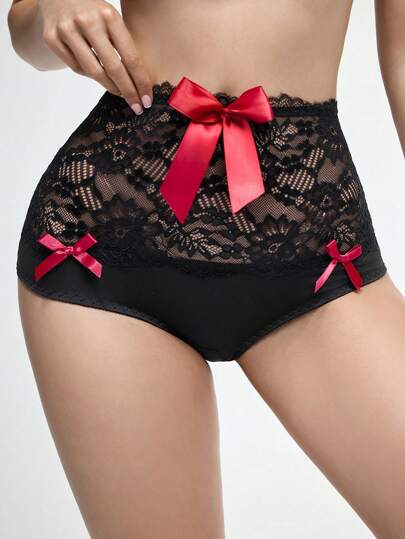 Culottes String en Dentelle Gothique Haute Élasticité