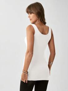 Wildy Solid Form Fitted Tank Top