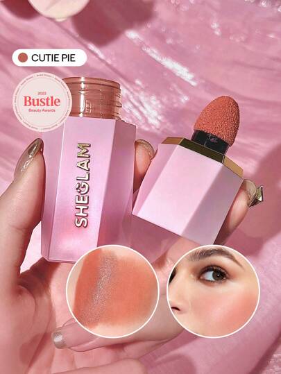 SHEGLAM Rubor LíQuido Color Bloom-Rubor LíQuido Cutie Pie Rubor LíQuido Resistente Al Agua Larga DuracióN Alta PigmentacióN No Se Desvanece Brillo Natural Duradero Maquillaje Facial Ligero Rare GraduacióN CumpleañOs Vacaciones Verano OtoñO Y2K Elegante Moda Mujeres NiñAs Marca Maquillaje CosméTico Belleza Fiesta Playa Viaje Camping Aire Libre Escuela Campus ExcursióN Festivales DecoracióN Regalo Presente Rosa Chica Cosplay Mejor Color Encanto Vibra