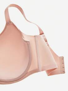 LUVLETTE Plus Dream Curve Air Full Coverage Airy Breathable Sheer Mesh Spacer Cup Pink Basic Breezy Comfort Minimizer Bra - Pink - View 14