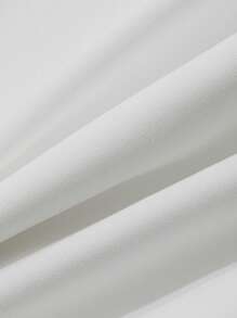 DAZY Women's Solid Color Side Slit Casual Skorts Summer - White - View 4