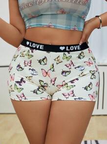 Bare Chapter Calzoncillos tipo bóxer con estampado de mariposa, talla grande, cómodos - Multicolor - Ver 3