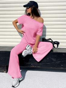 SHEIN EZwear Conjuntos de dos piezas para mujer para uso diario