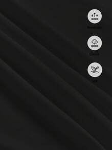 SHEIN Leap Crew Young Girl Minimalist Cartoon Pattern Sleeveless Round Neck Tank Top, Suitable For Summer - Black - View 4