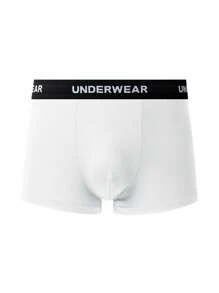 11pcs/Pack Solid Color Letter Waistband Men's Boxer Briefs - Multicolor - View 6