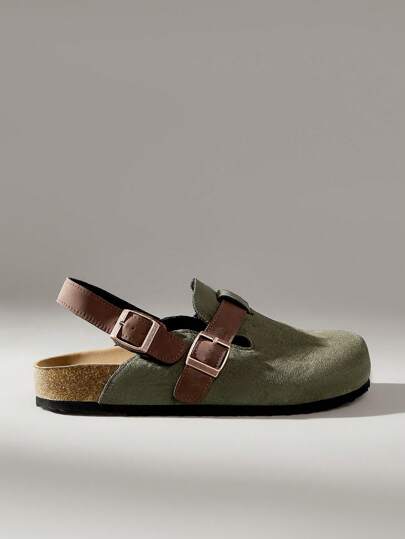 Solecia Women's Slip-On Thick Sole Mules, Casual Closed Toe Loafers For Spring & Autumn For Christmas