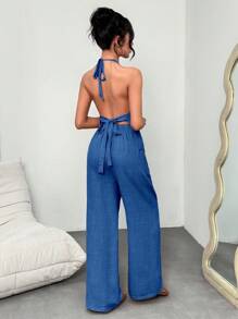 Rafferiza 女士日常两件套服装 - 中等水洗藍 - 查看 4