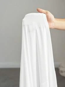 Slaydiva Vestito lungo bianco elegante e aderente, adatto per la primavera/estate, in taglie comode