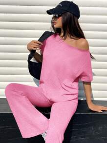SHEIN EZwear Conjuntos de dos piezas para mujer para uso diario