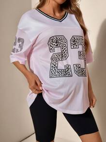 SHEIN Fashionable Maternity Nursing Top Suitable For Summer