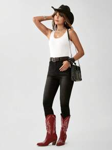 Wildy Solid Form Fitted Tank Top