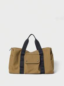 SHECARRY 女士托特包夏季秋季适合晚餐/约会/派对/学校/旅行/通勤/购物包运动时尚健身包旅行包行李包返校学生教师包 - 黃色 - 查看 2