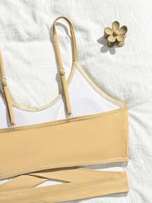 Teen Girl Vacation Beach Bikini Set - Multicolor - View 7