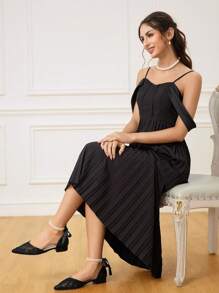 CUCCOO HITCHD Black Pearl Bow Lace Mesh Women's Flat Shoes, Low Heel, Comfortable, Elegant For Wedding And Party - Black - View 8