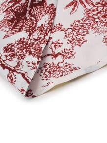 SHEIN Clasi 大码女式复古印花简约日常半身裙 - 彩色 - 查看 3