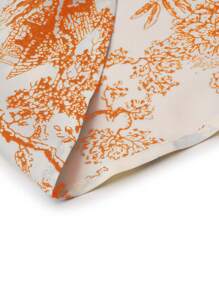 SHEIN Clasi 大码女式复古印花简约日常半身裙 - 彩色 - 查看 3